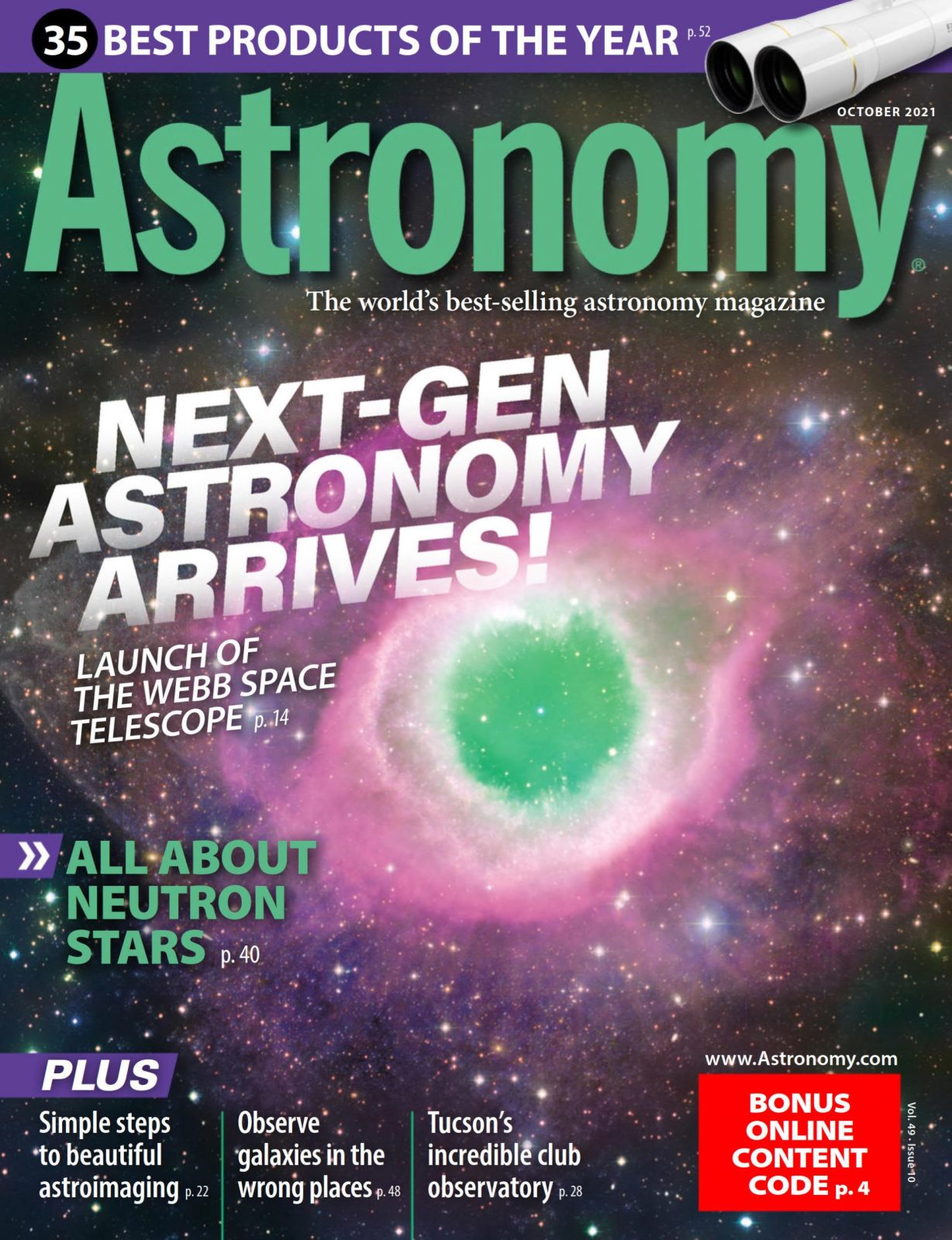 Astronomy 天文学杂志 OCTOBER 2021